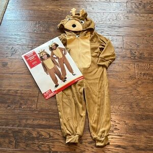 Reindeer costume Child small 4-6 NEW